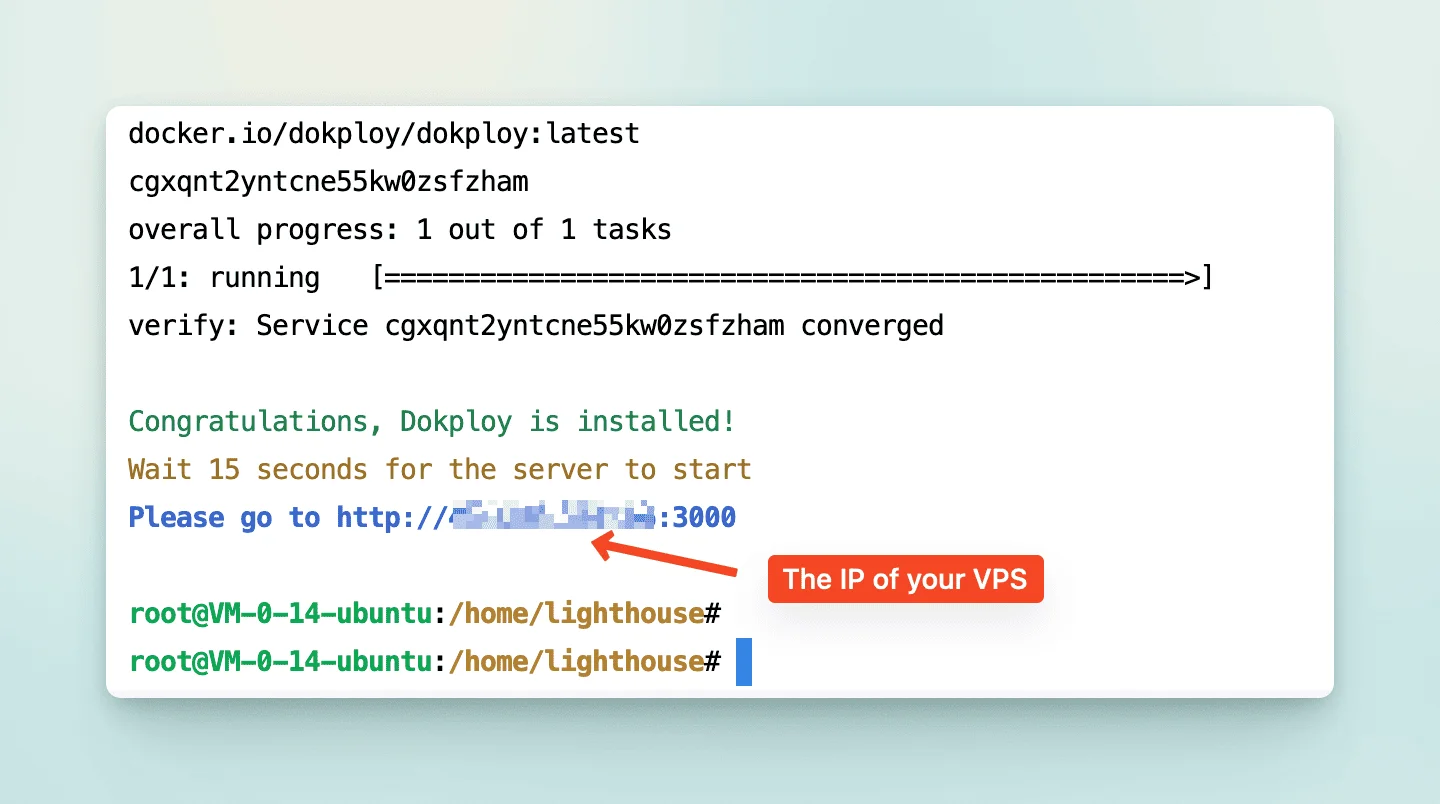 install dokploy