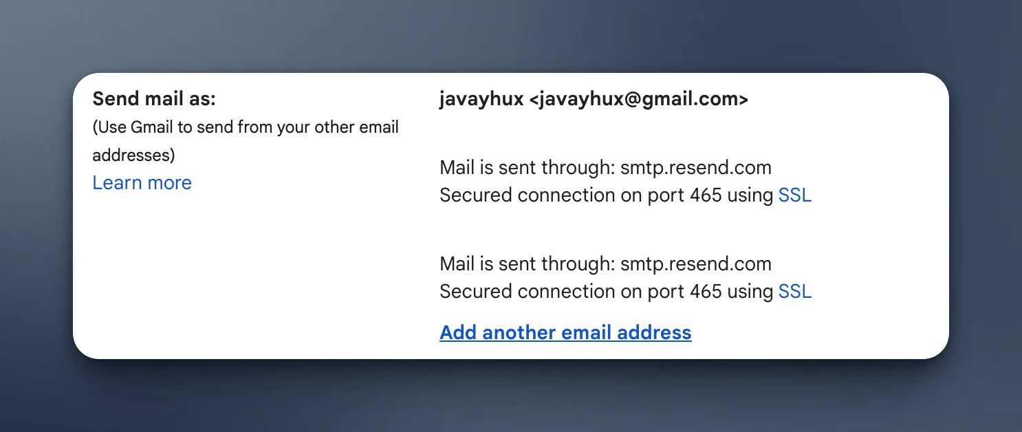 gmail accounts settings