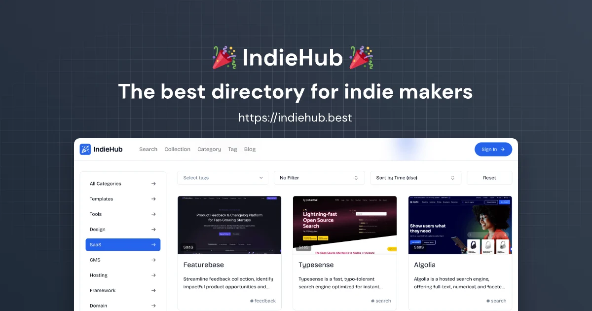 IndieHub preview